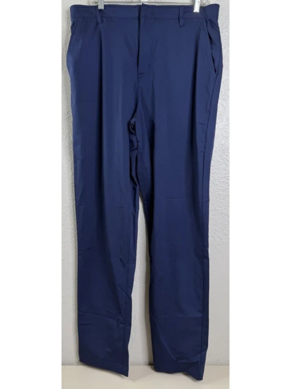 Zelos Men 36x32 (Actual 35x31) Blue Performance Golf Pants Work (Lot Of 2) GUC